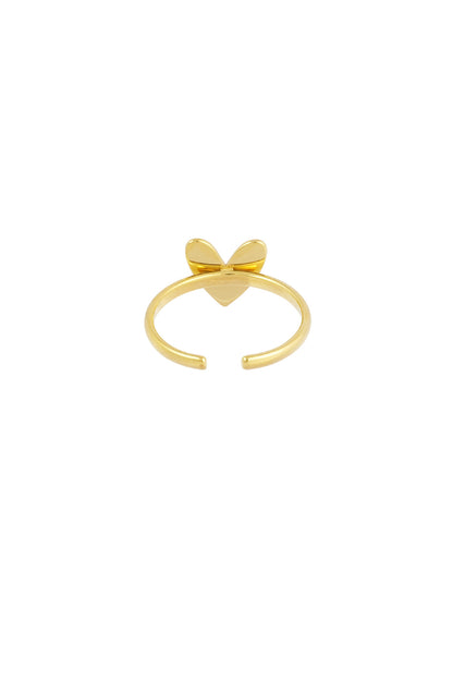 Klassiek liefdes ring goud