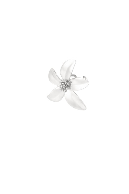 Floral girl ring zilver