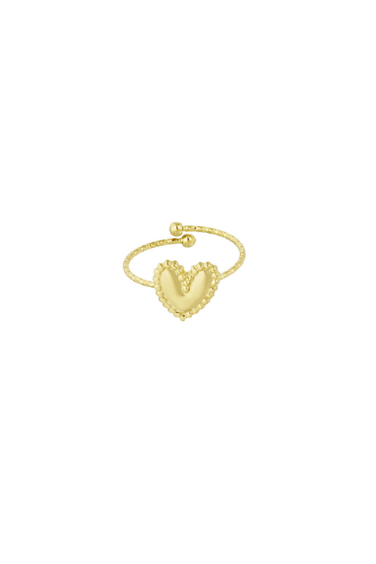 Lover girl ring goud