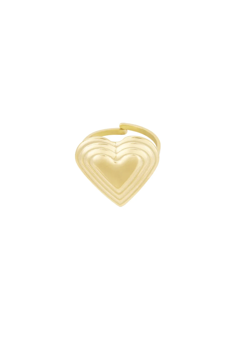 With love ring goud