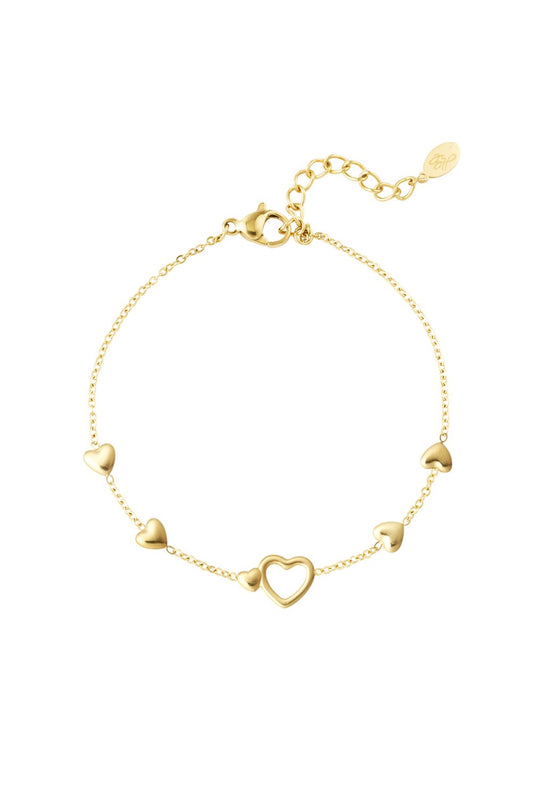 all you need is love armband goud