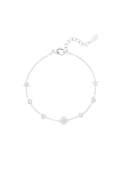 gleaming wish armband zilver