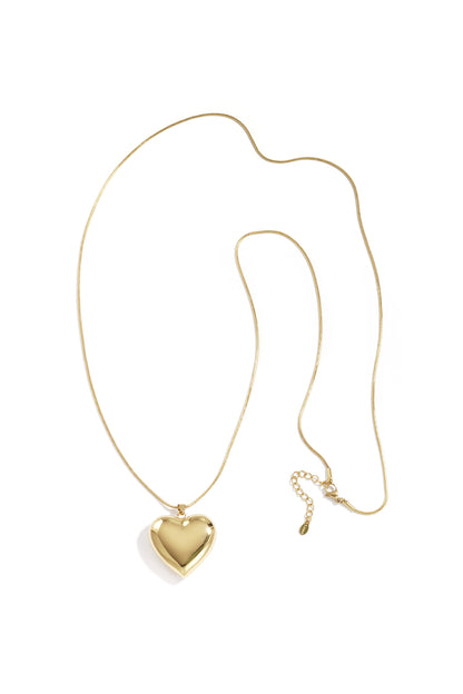 Lange ketting met hart