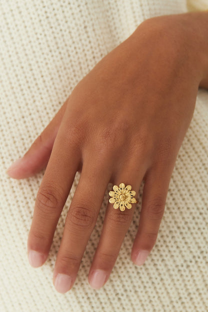 Blossom bliss ring goud