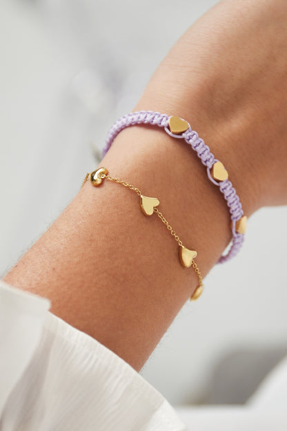 Sweet affection armband goud
