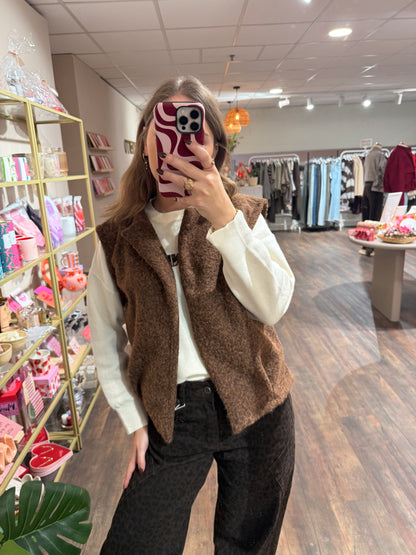 Cato - bruin gilet