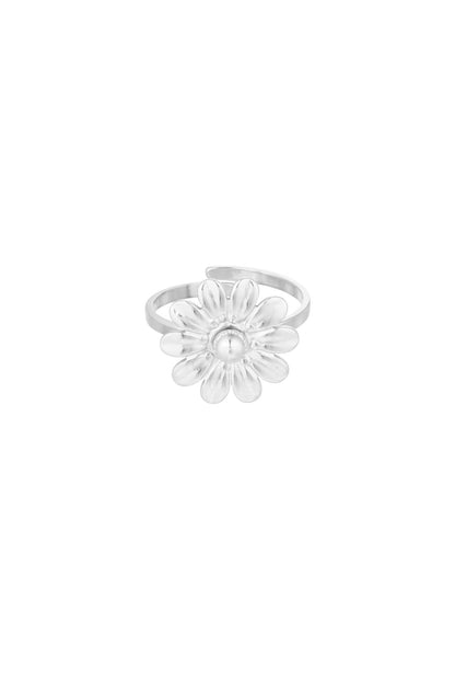 Blossom bliss ring zilver