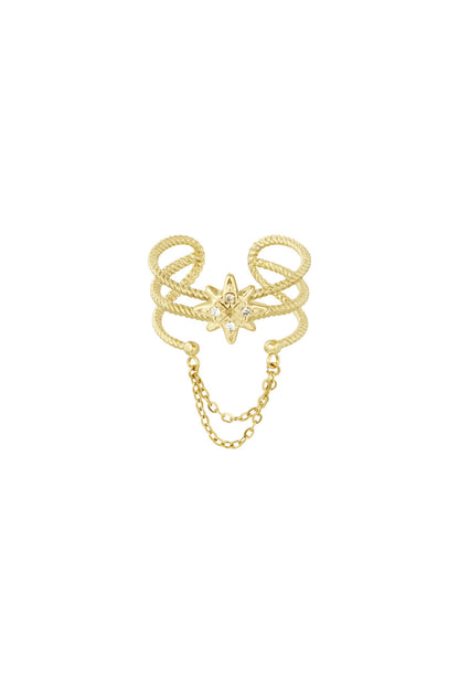 Ster ring goud
