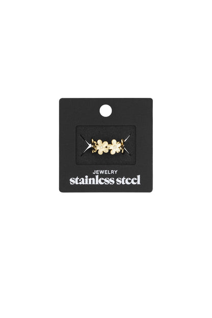 Infinite flowers ring goud