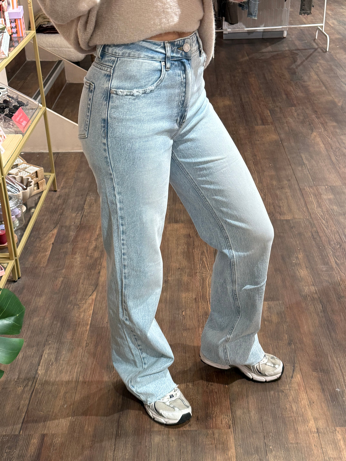 Fay - wide leg jeans lichtblauw tall