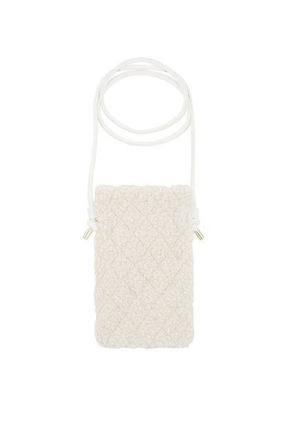 Telefoontas teddy off white