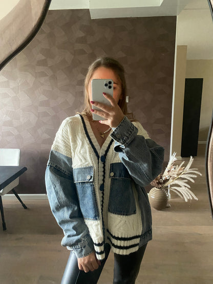 Loïs - Denim cardigan
