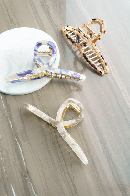 Haarklem krul marble groot