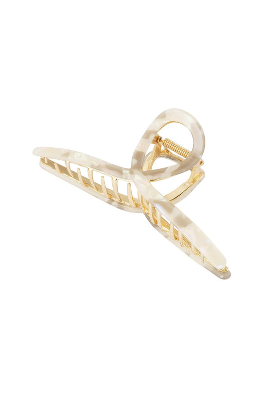 Haarklem krul marble groot