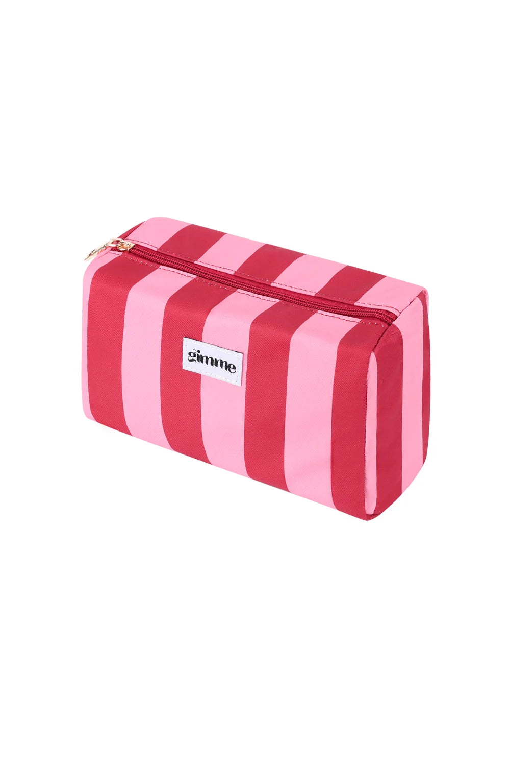 Makeup tas grote streep roze/rood