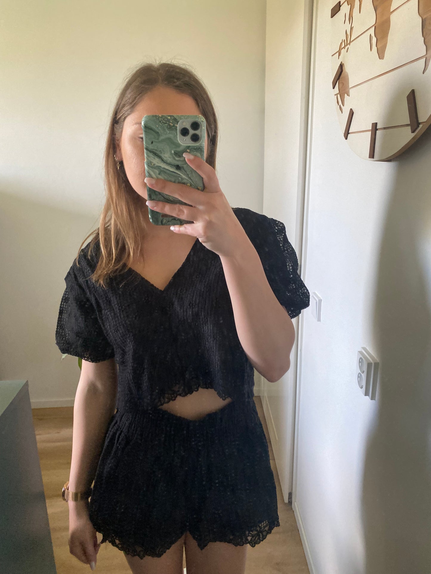 Sofie - Top kant zwart