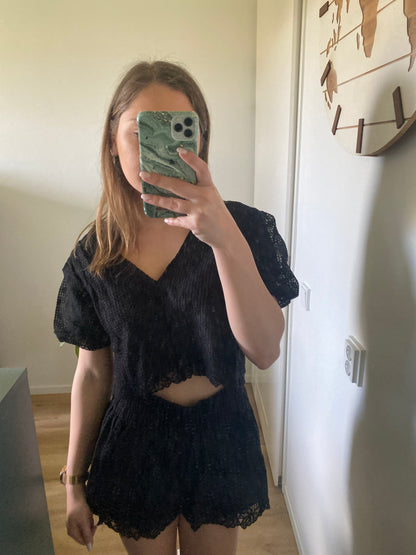 Sofie - Top kant zwart