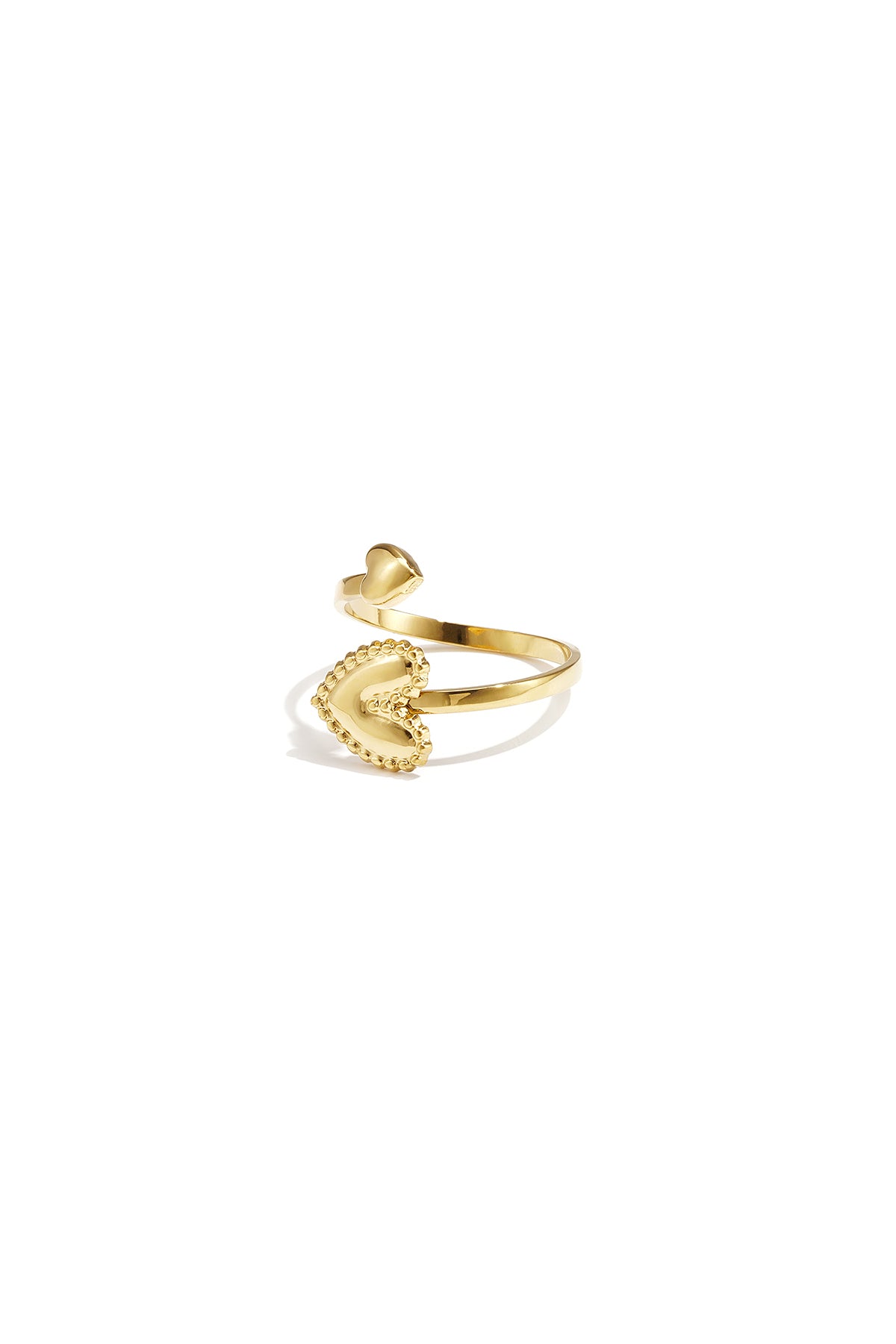 Verstelbare harten ring zilver