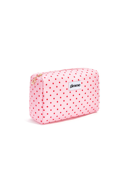 Makeup tas sterren roze
