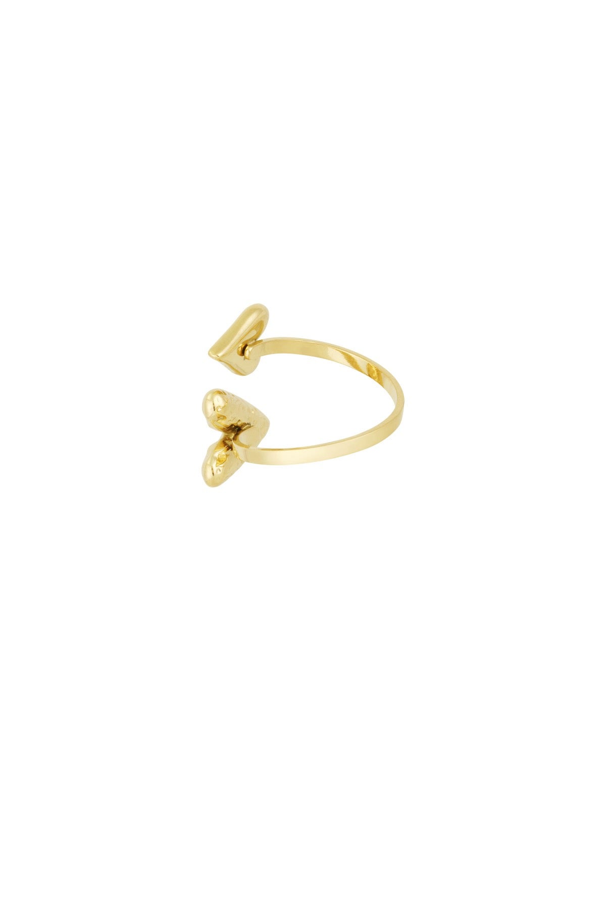 Dual affection ring goud
