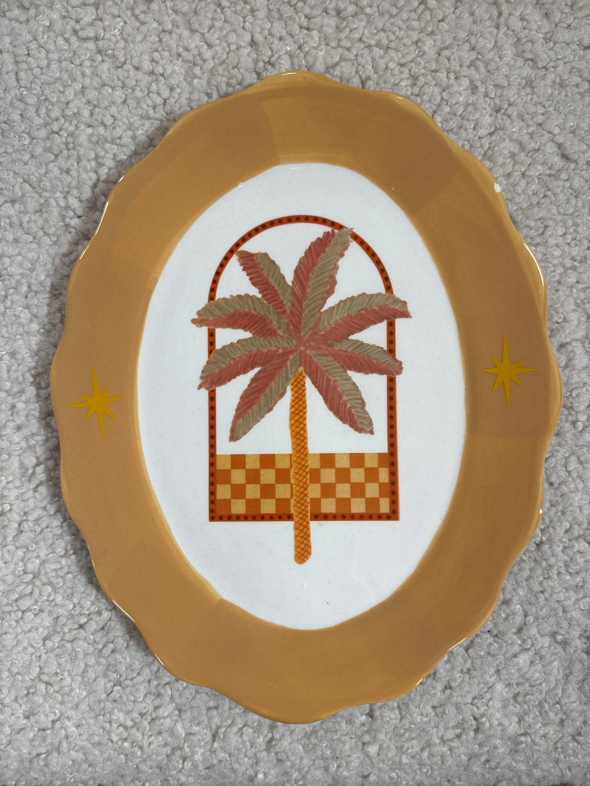 Plate palm dolomite