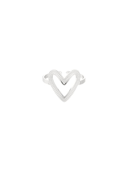 Forever love ring zilver