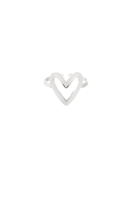 Forever love ring zilver