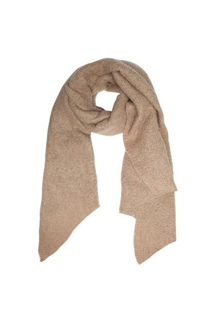 Zachte wintersjaal beige