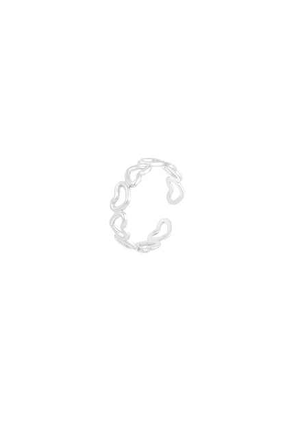 Love all over ring zilver