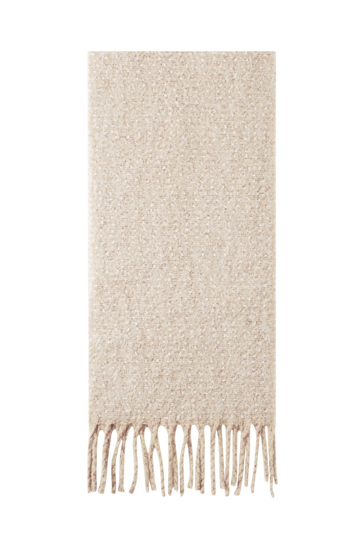 Effen sjaal beige