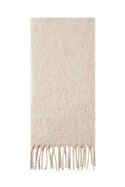 Effen sjaal beige