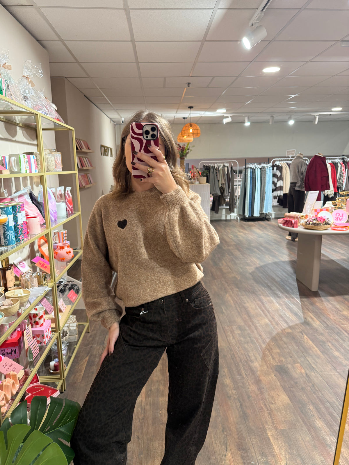 Sienna - copine trui bruin