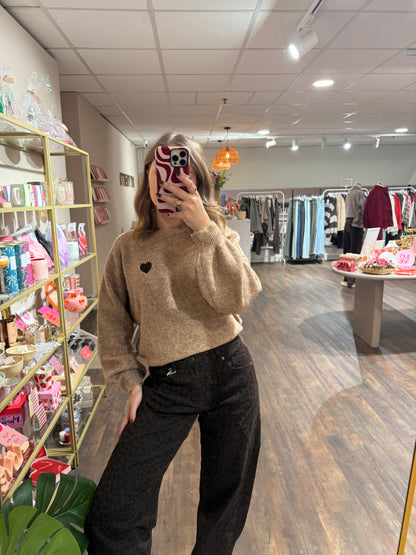 Sienna - copine trui bruin