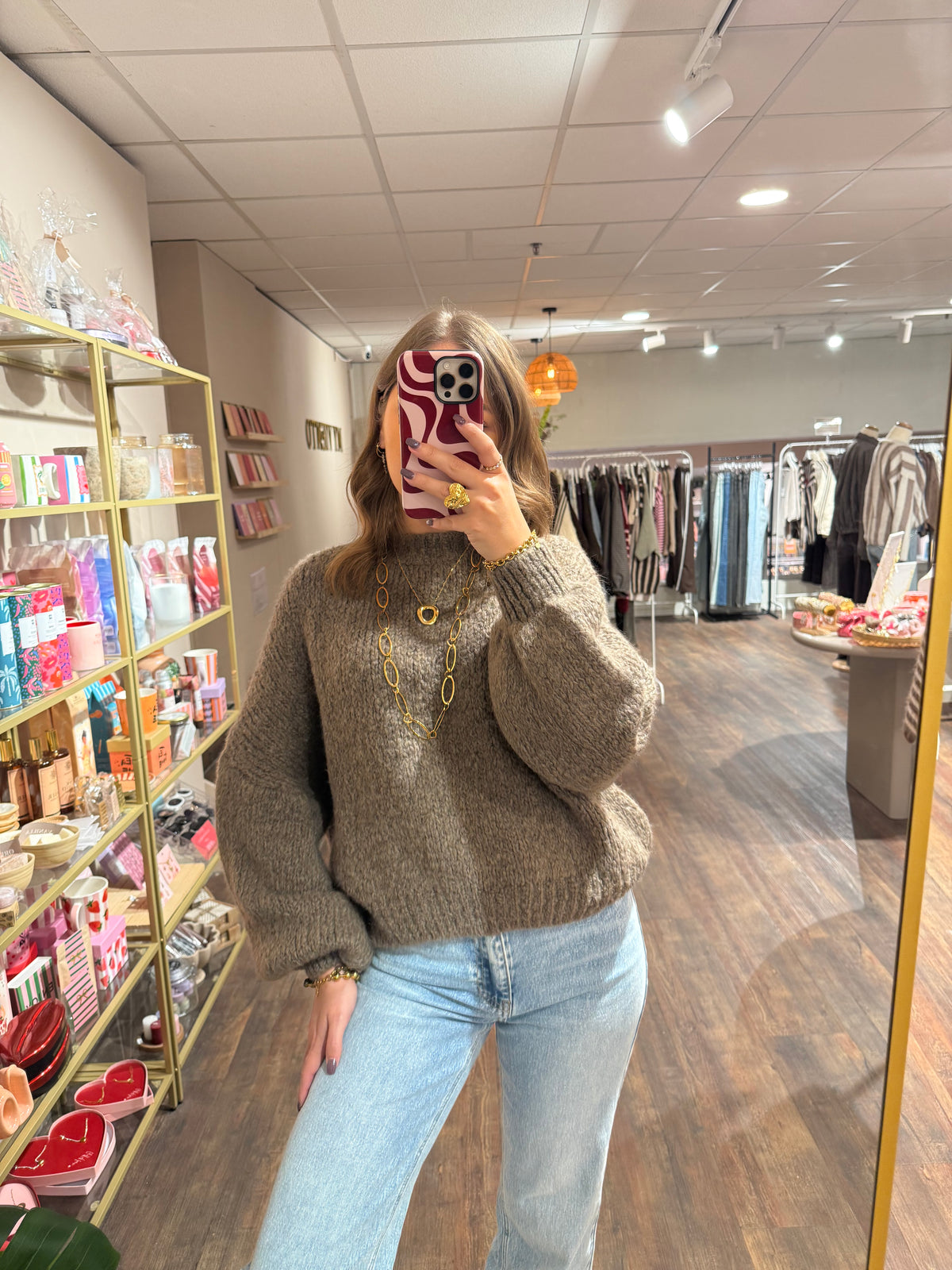 Romy - trui taupe