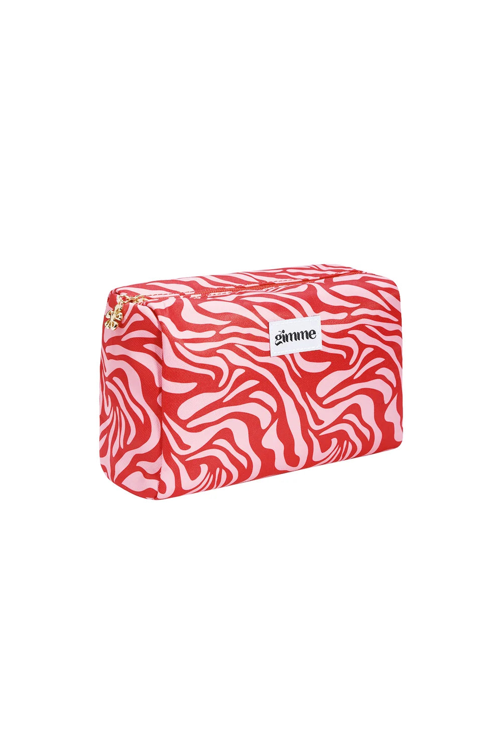 Makeup tas zebra roze/rood