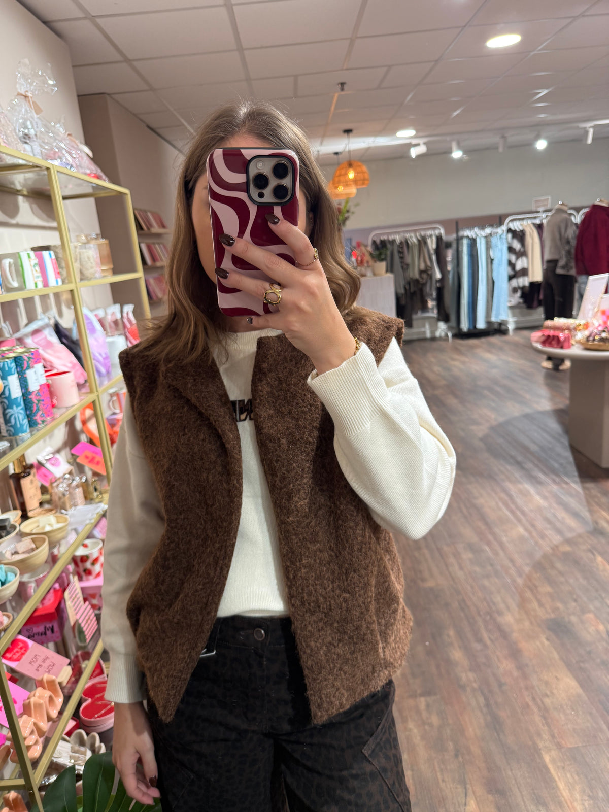 Cato - bruin gilet