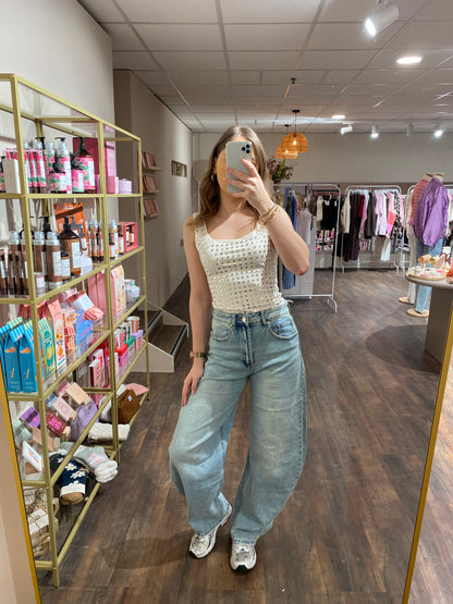 Fenna - balloon jeans lichtblauw