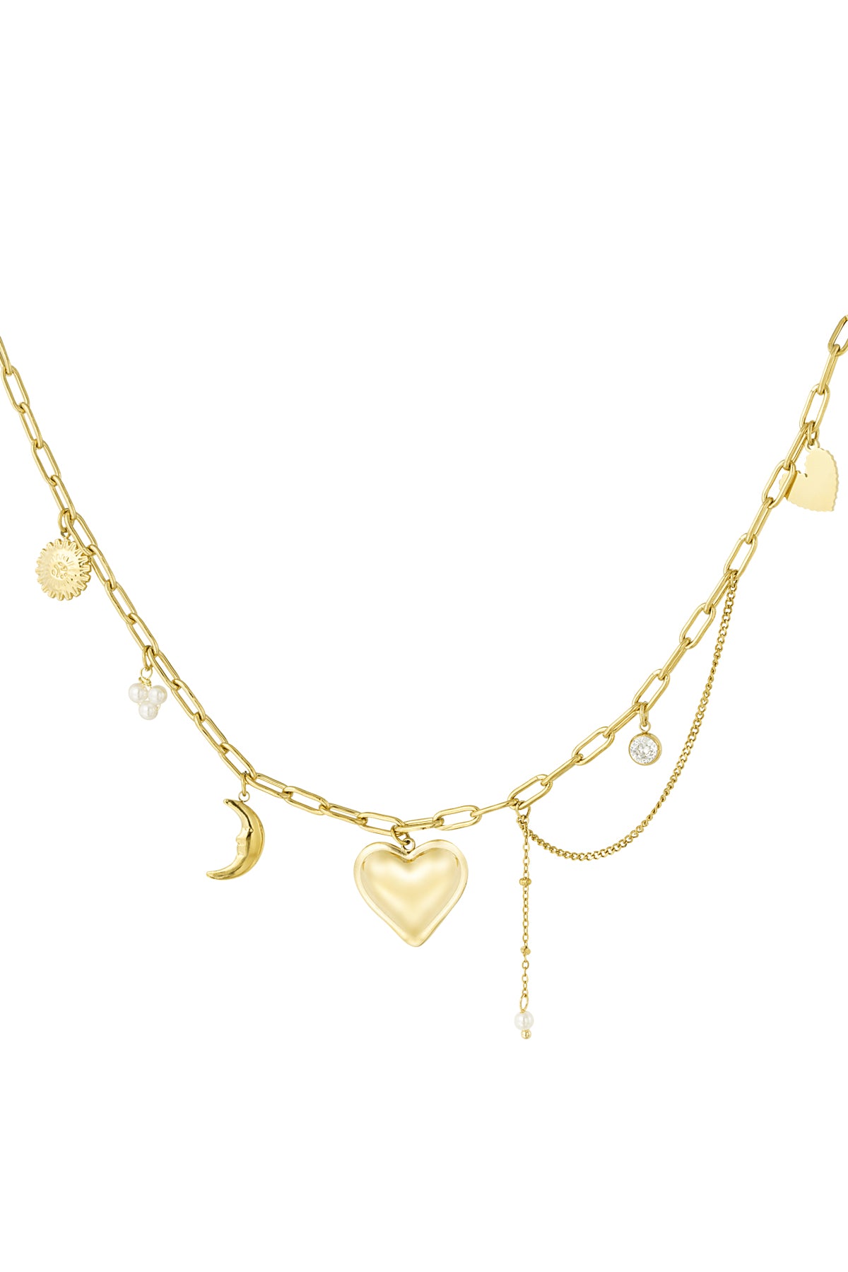 Amore More ketting goud