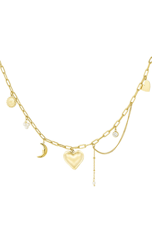 Amore More ketting goud
