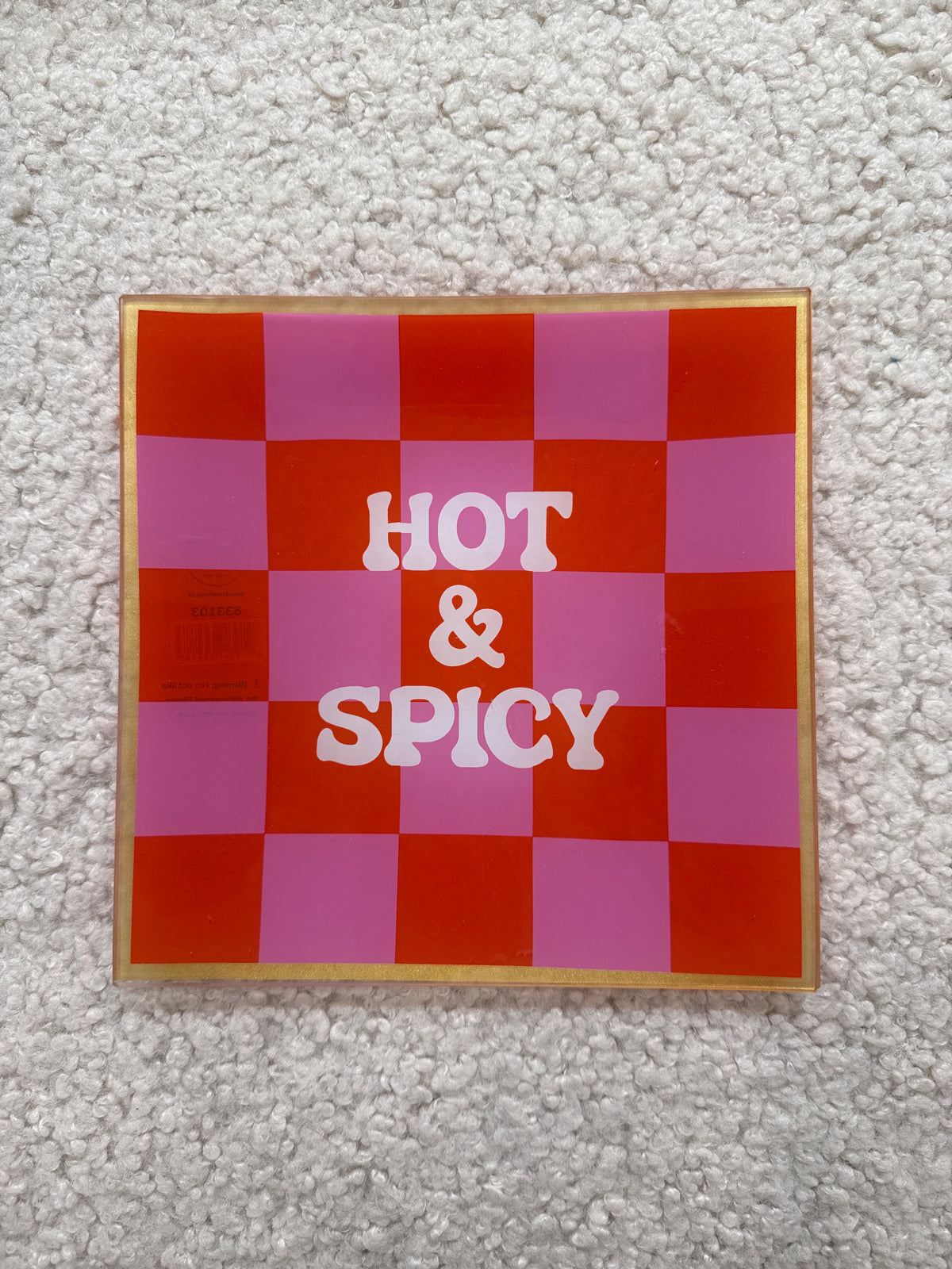 Plate vierkant hot & spicy