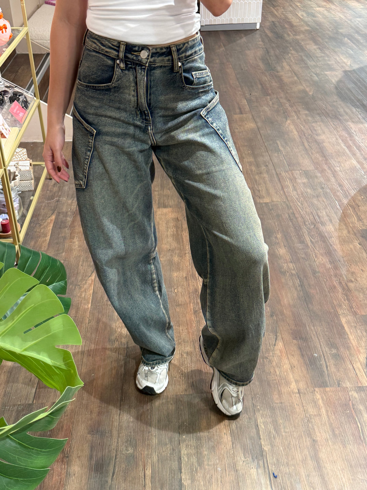 Trendy balloon jeans die stoer en chic te stylen is. 
