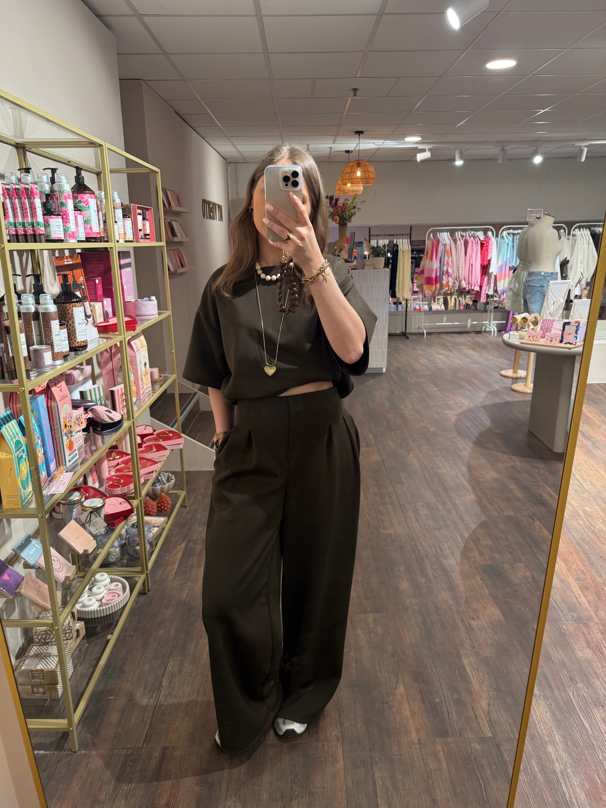 Comfortabele two piece set voor dames in zachte stof.