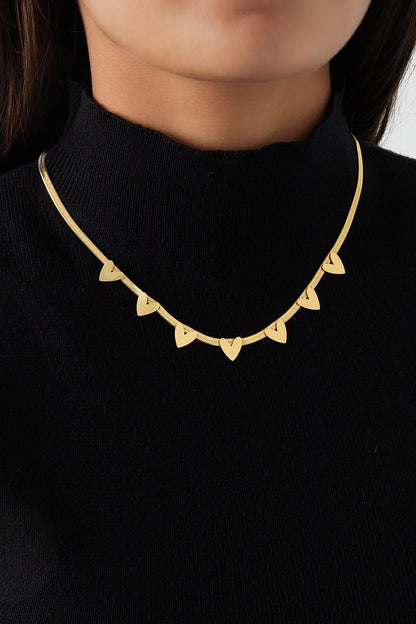 Heart party ketting zilver