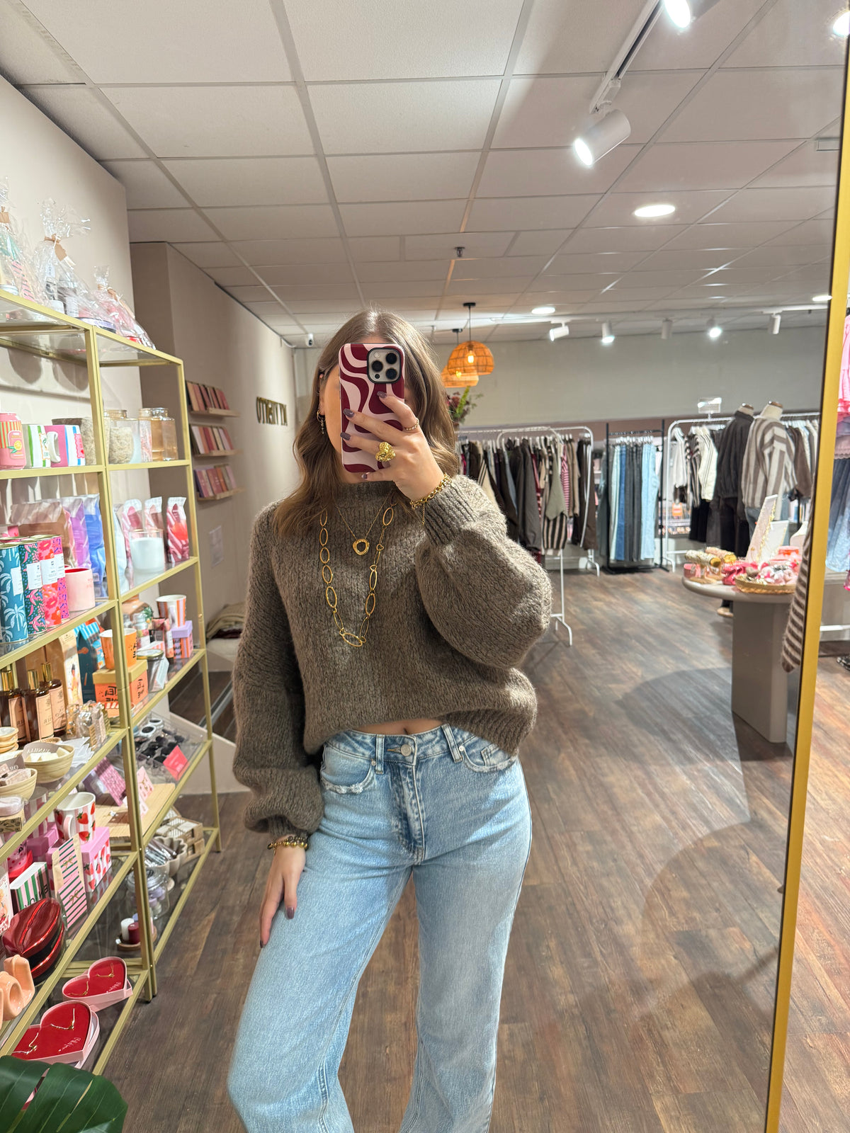 Romy - trui taupe