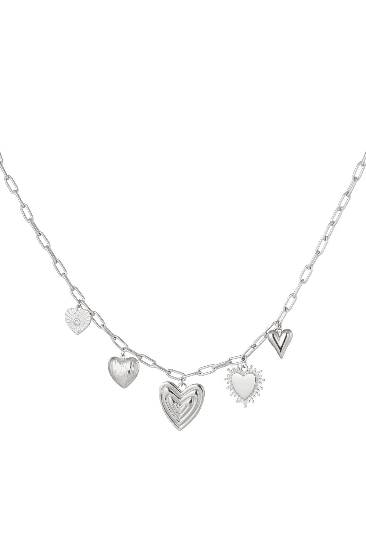 Hearts for the win bedelketting zilver