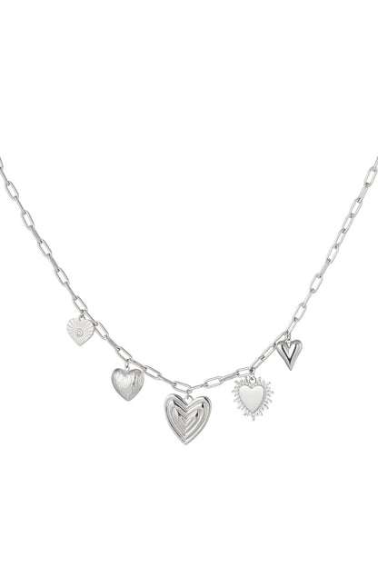 Hearts for the win bedelketting zilver