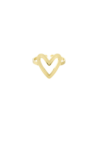Forever love ring goud