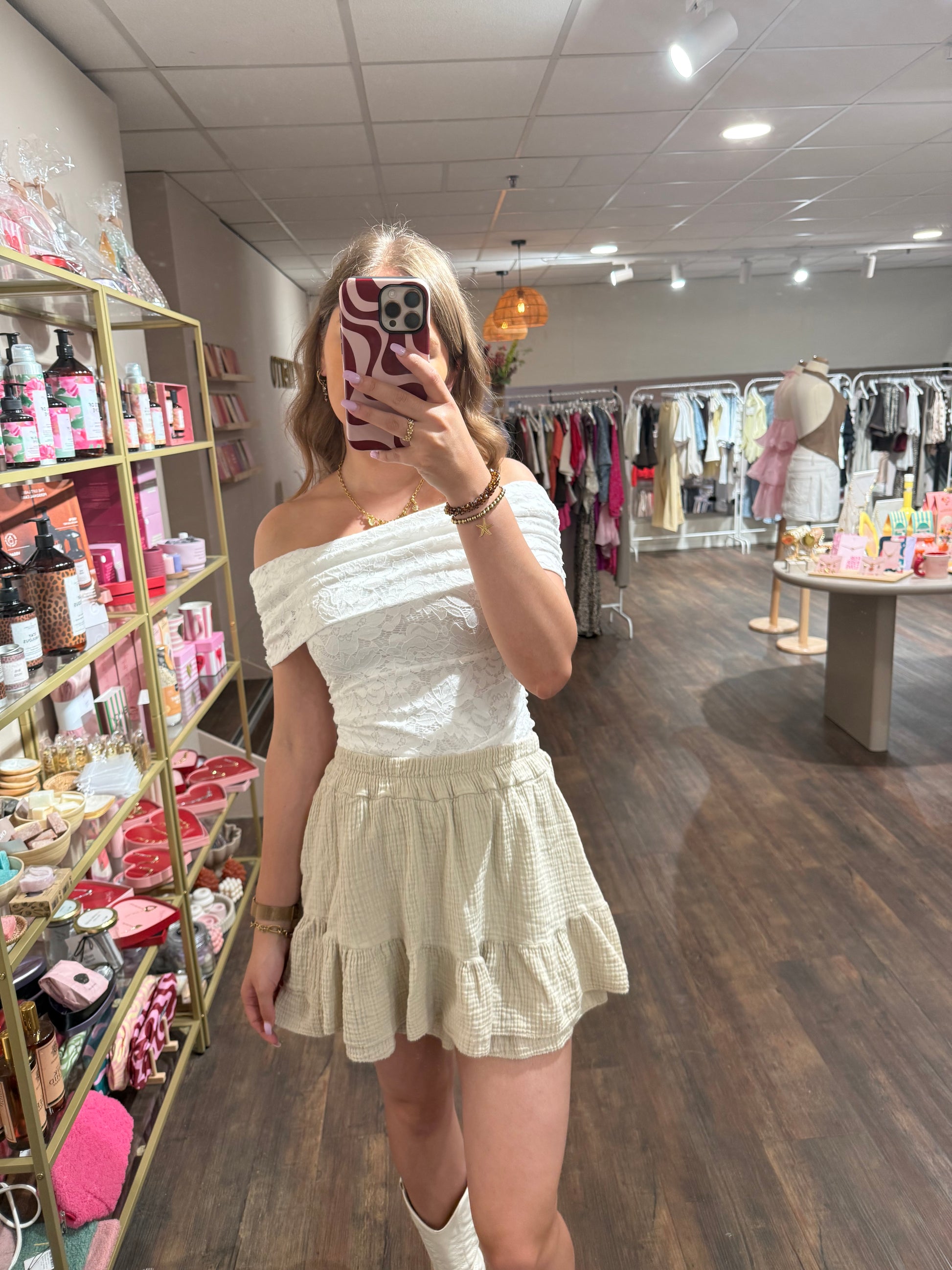 Comfortabele zomer skort 