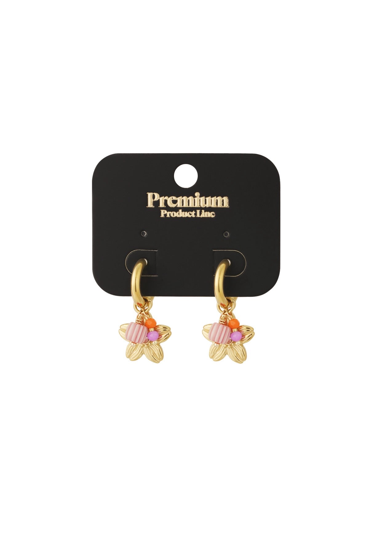 Bloom hoops oorbellen goud