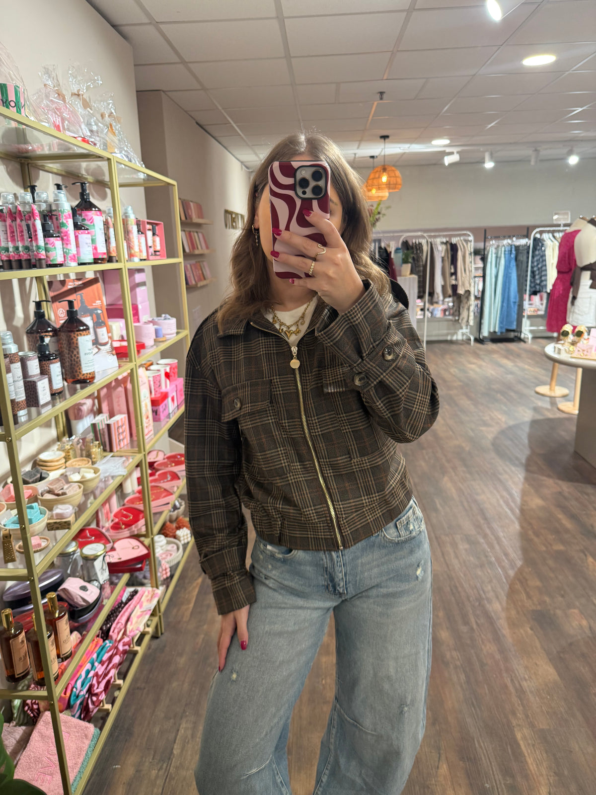 Trendy herfstjasje voor dames.  